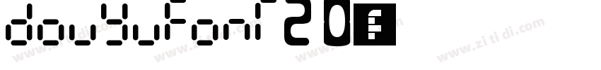 douyufont2 0字体下载字体转换